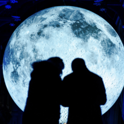 Museum of the Moon by Luke Jerram in St Mary's Church Fratton