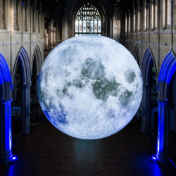 Museum of the Moon by Luke Jerram in St Mary's Church, Fratton