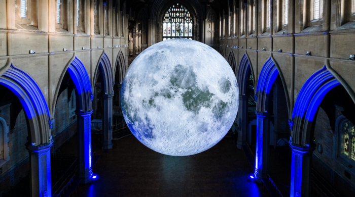 Museum of the Moon by Luke Jerram in St Mary's Church, Fratton
