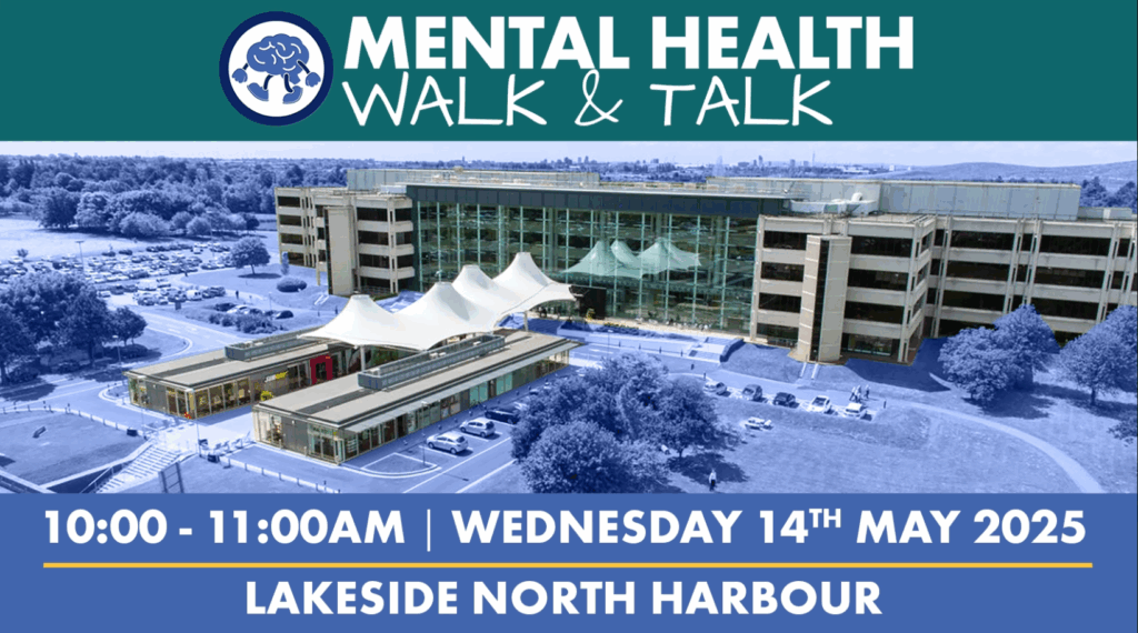 Mental Health Walk & Talk

Date: Wednesday 14th May
Time: 10-11am
Location: Lakeside North Harbour
Cost: Free

A community event promoting mental health through physical activity.

No need to book.